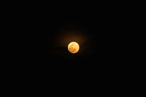 Beautiful Full Moon Stock Photos