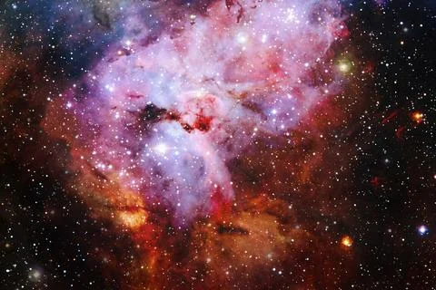 Beautiful galaxy somewhere in deep space. Cosmic wallpaper. Elements of this Stock Illustration