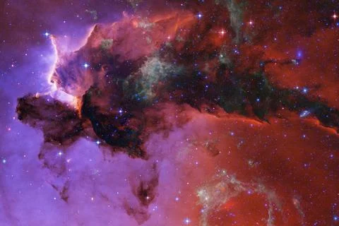 Beautiful galaxy somewhere in deep space. Cosmic wallpaper. Elements of this Stock Photos