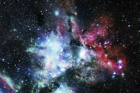 Beautiful galaxy somewhere in deep space. Cosmic wallpaper. Elements of this Stock Photos