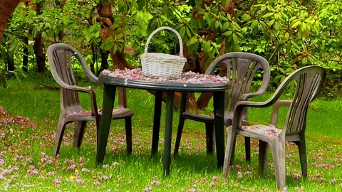 Beautiful Garden Stock Footage 155058066