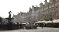Beautiful Gdansk Market Street, Square, Old City, Medieval Town, Time Lapse HD Footage