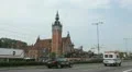 Beautiful Gdansk Train Station Street, Square, Old City, Medieval Town, Poland HD Footage