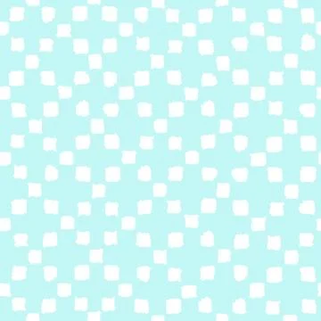 Beautiful geometric paint seamless pattern. Vec Stock Illustration