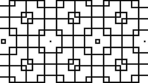 Beautiful geometric pattern, moving geometrical decorative elegant ornament Stock Footage 150952111