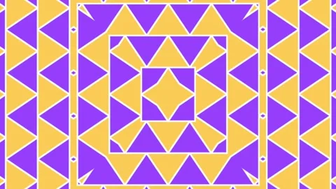 Beautiful geometric pattern, moving geometrical decorative elegant ornament Stock Footage 150952212