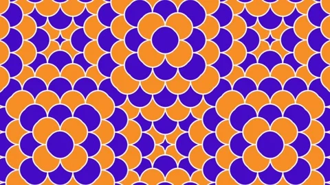 Beautiful geometric pattern, moving geometrical decorative elegant ornament Stock Footage 154697480