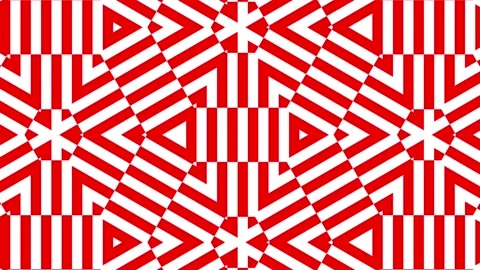 Beautiful geometric seamless looping pattern, geometrical elegant ornament Stock Footage 148675988
