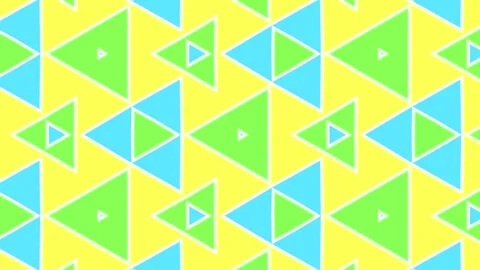 Beautiful geometric seamless looping pattern, geometrical decorative ornament Stock Footage 148676060