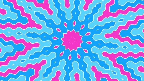 Beautiful geometric seamless looping pattern, moving geometrical ornament Video stock 150592724