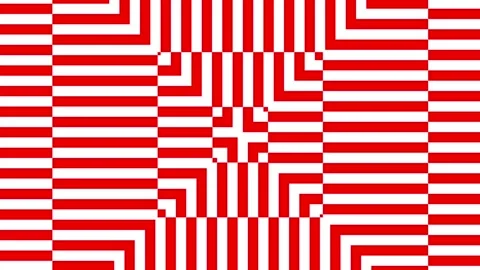 Beautiful geometric seamless looping pattern, moving geometrical ornament Stock Footage 151102736