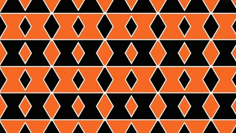 Beautiful geometric seamless looping pattern, moving geometrical ornament Stock Footage 151102822