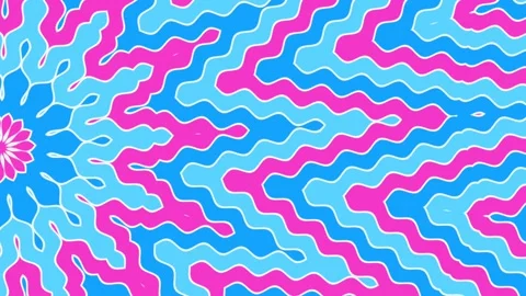 Beautiful geometric seamless looping pattern, geometrical elegant ornament Video stock 151400810