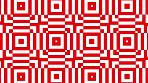 Beautiful geometric seamless looping pattern, geometrical  elegant ornament Stock Footage 151863064