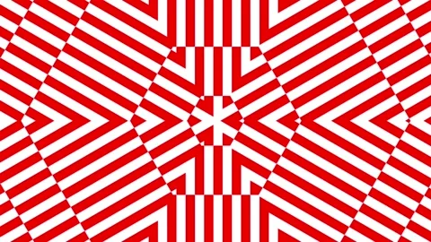 Beautiful geometric seamless looping pattern, moving geometrical ornament Stock Footage 152906898