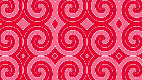 Beautiful geometric seamless looping pattern, decorative elegant ornament Stock Footage 153866467