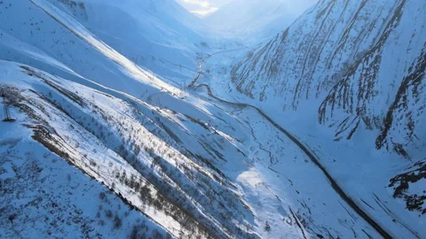 Beautiful Georgian Mountains 3 Stock Footage 179991453