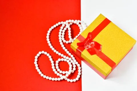 Beautiful gift box Stock Photos
