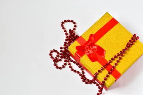 Beautiful gift box Stock Photos