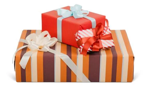 Beautiful gift boxes Stock Photos