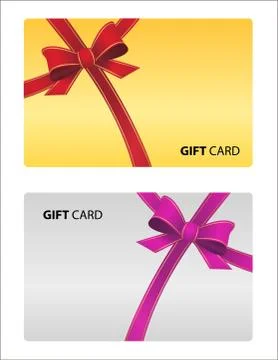 Beautiful gift card isolated. vector business card Golden  and s Illustrazione stock