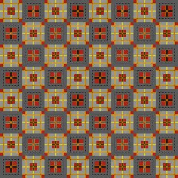 Beautiful gift pattern in the style of Scottish tartans in a check and thread Stock Illustration