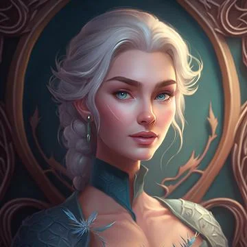 Beautiful girl Stock Illustration