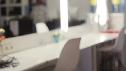 Beautiful girl in the rays of light looking at the camera Stock-Footage 88934682