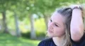 Beautiful Girl in Summer Setting HD Footage