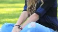 Beautiful Girl in Summer Sunshine HD Footage