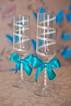 Beautiful glasses. Stock Photos