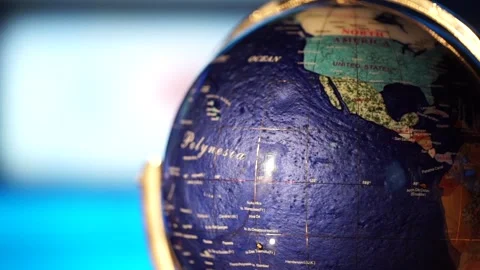 The beautiful globe rotates Stock Footage 88146516