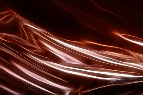 Beautiful, glossy surface. Dark red abstract with light shiny lines. Stock Illustration