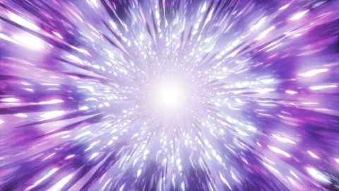 Beautiful Glowing Purple Rays Animation Abstract Loop Background Stock Footage 166635527