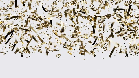 Beautiful golden glitter creates an elegant celebratory atmosphere for design Видео 341679073
