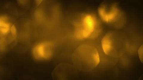 Beautiful golden light motion effect. Dynamic bokeh Video stock 157815328