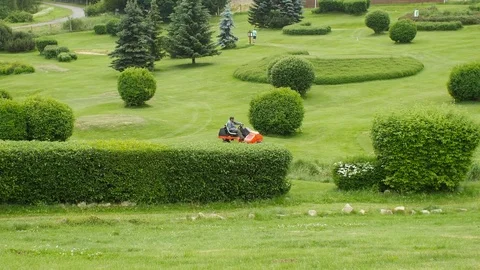 Beautiful golf course Stock Footage 77250293