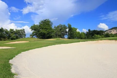 Beautiful golf course. . Foto stock