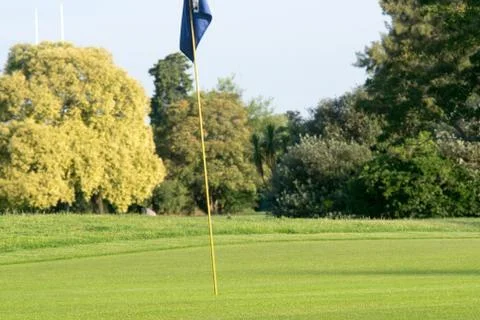 Beautiful golf course Stock Photos