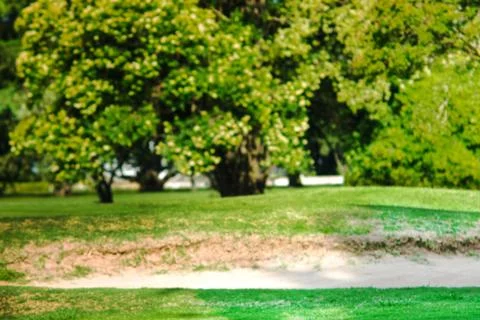 Beautiful golf course Stock Photos