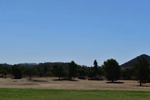 Beautiful golf course target practice paradise in Southern California Foto stock