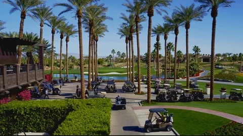 Beautiful Golf Resort 스톡 동영상 102532512