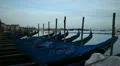 Beautiful Gondolas facing Church of San Giorgio Maggiore, in Venice, Italy HD Footage