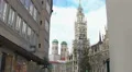Beautiful gothic cathedral in large European city, famous architecture landmark HD Footage