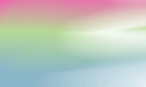 Beautiful gradient background pink, green and blue smooth and soft texture Stock Illustration