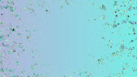Beautiful Gradient Background With Water Splashes And Depth Of Field Stock Footage 306578009