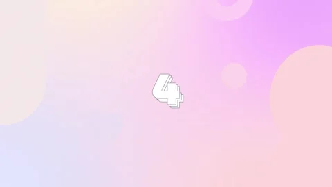 Beautiful gradient loop background with shapes Stock Footage 311899062