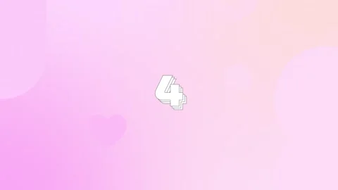 Beautiful gradient loop background with shapes Stock Footage 311899256