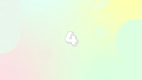 Beautiful gradient loop background with shapes Stock Footage 311899258