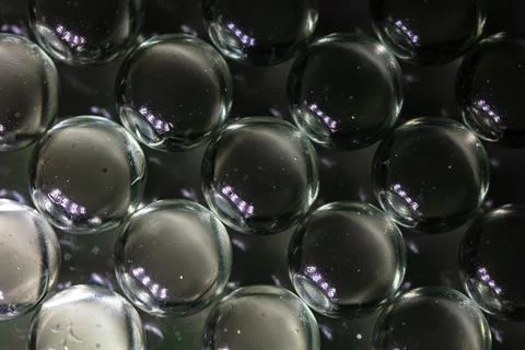 Beautiful gradient silver Emerald Balls Color Background. Marble Magic Arrangeme Stock Illustration